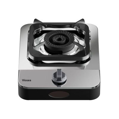 Single-Burner Stainless Steel Integrated Countertop Gas Stove